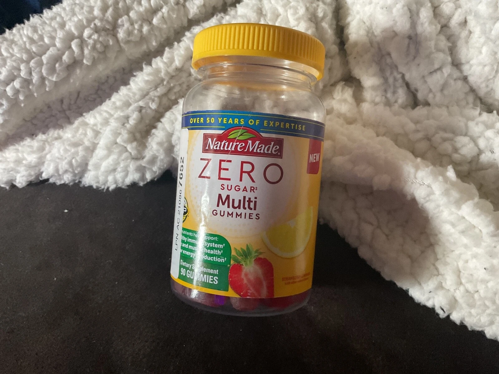 Nature Made Zero Sugar Multi Gummies 90ct Strawberry Lemonade Flavor Exp 4/26