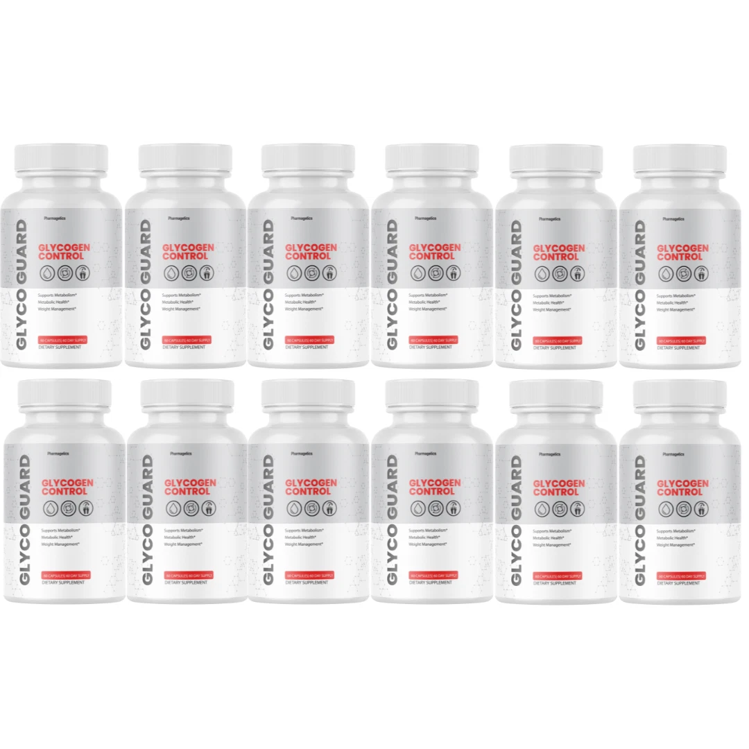 Glyco Guard Blood Sugar Support & Glycogen Control Supplement - 12 Bottles