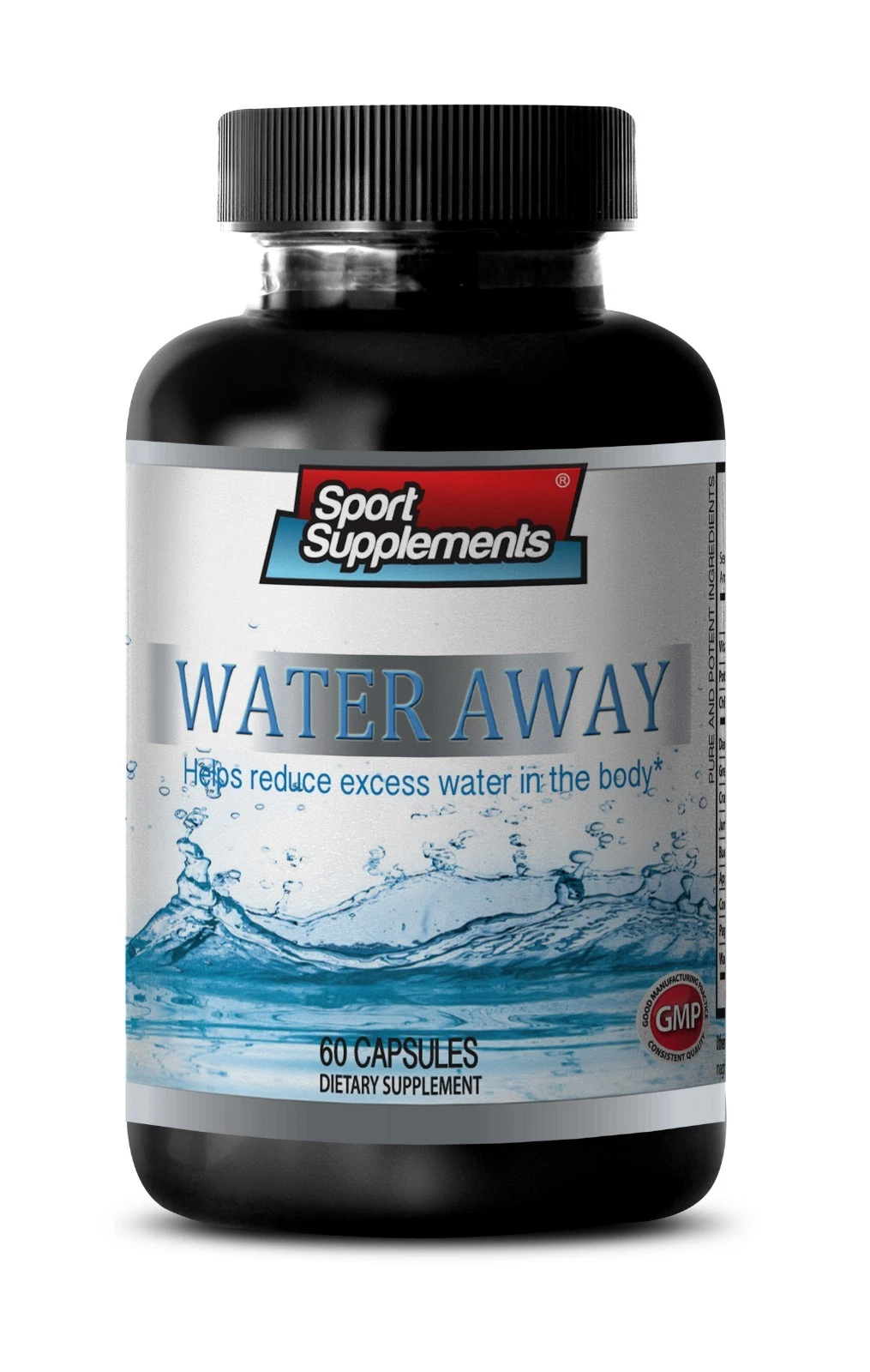 Diuretic - Water Away Pills 700mg -100% Natural Blend of Minerals Supplements 1B