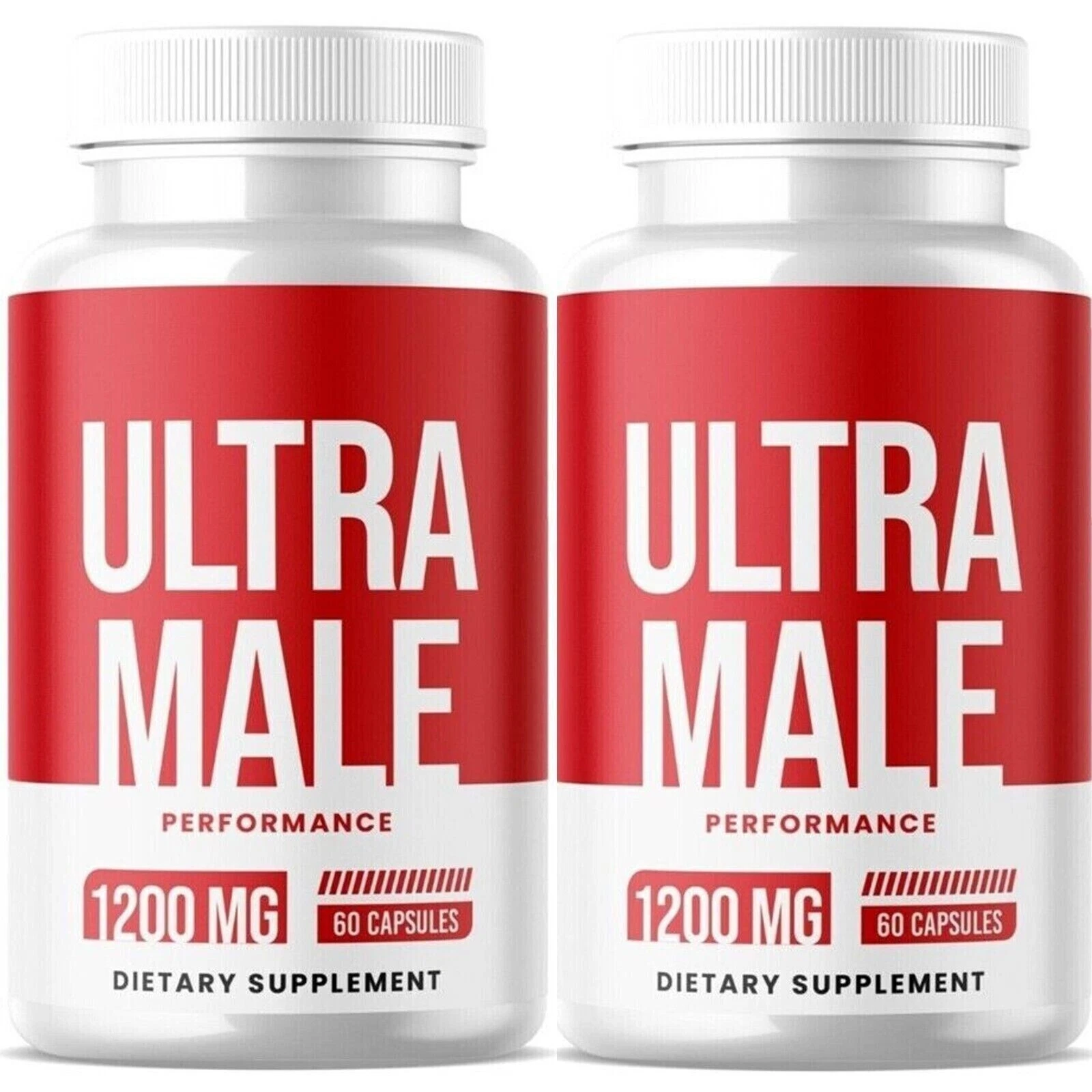 Ultra Male Pills for men BIG Boost Vitality Performance - 60 Capsules 2 PACK