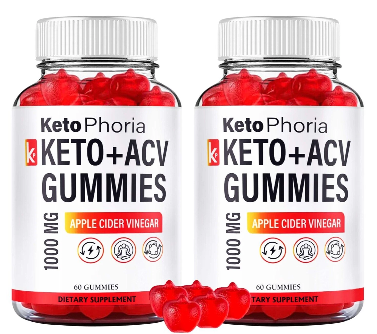 (2 Pack) KetoPhoria Advanced ACV Gummies to Support Weight Loss