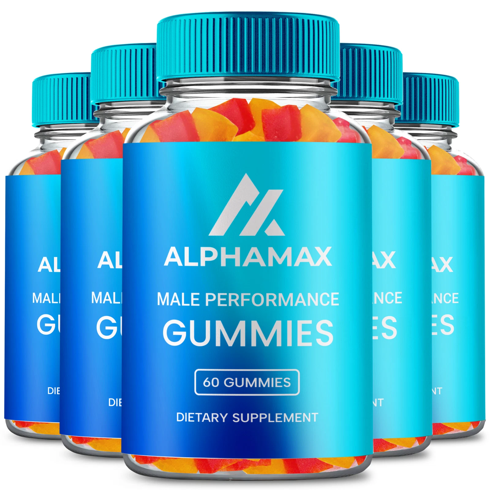 (5 Pack) Alpha Max Gummies - Health & Wellness Support Supplement Gummies