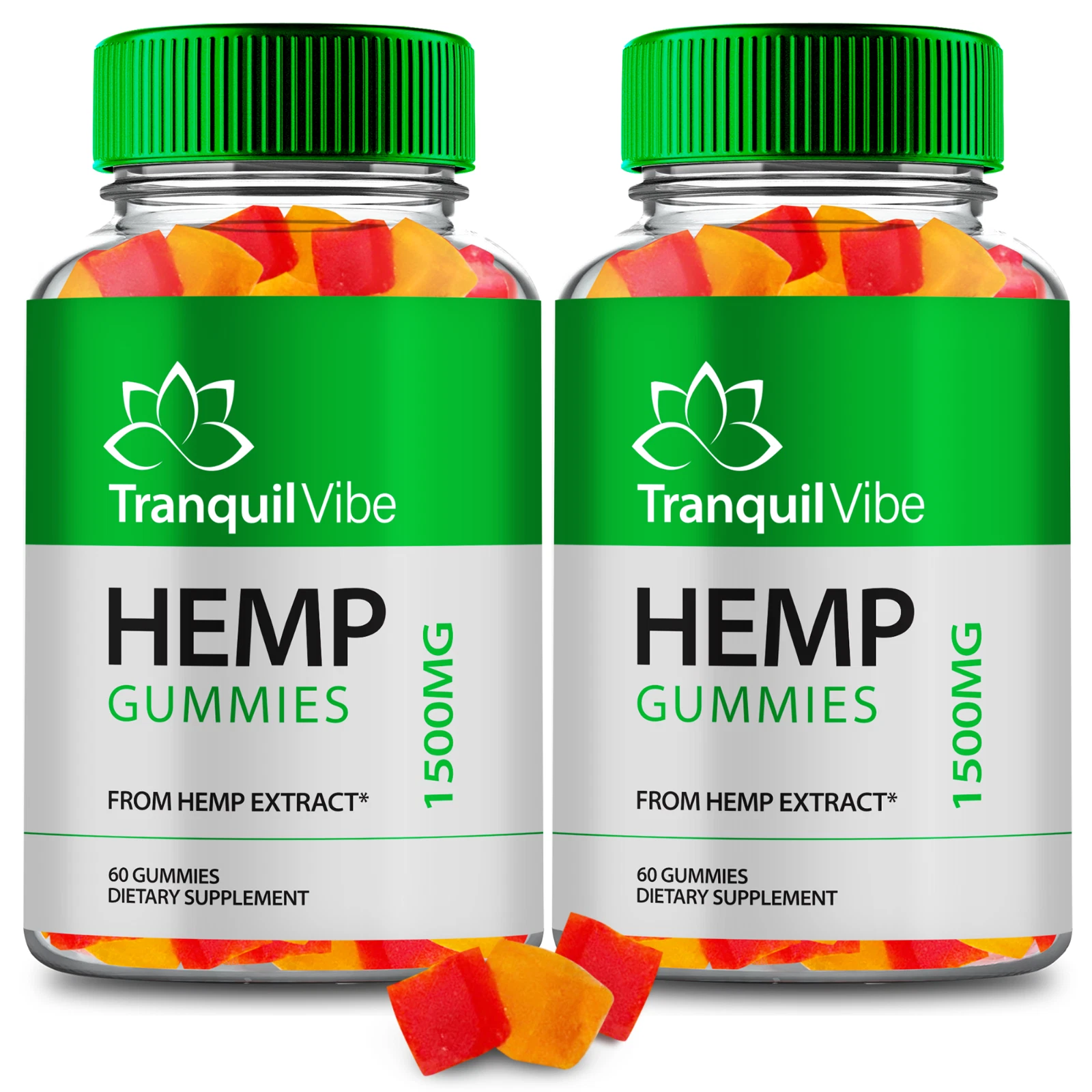 (2 Pack) Tranquil Vibe Gummies, Advanced Overall Health & Wellness Support Gummy