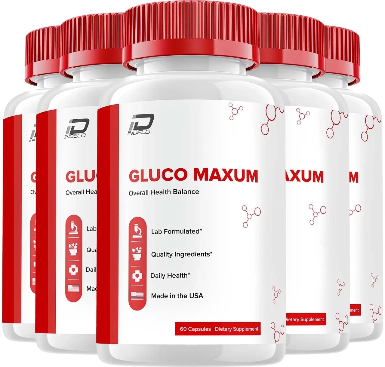 Gluco Maxum Capsules – Gluco Max Pills Advanced Supplement, All Natural, Glyco M