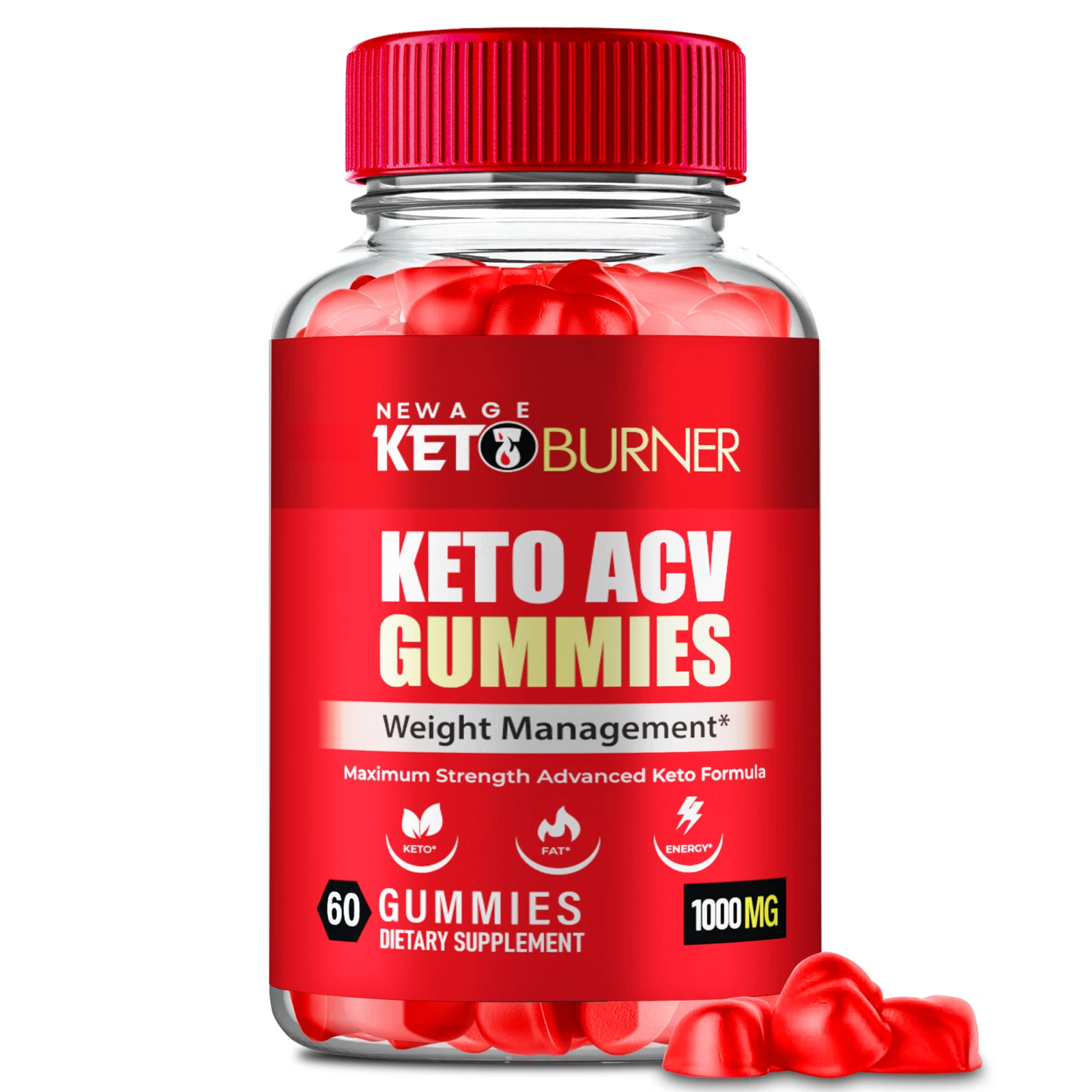 Keto Burner Advanced Weight Loss Pills to Burn Stubborn Fat for Energy 60ct