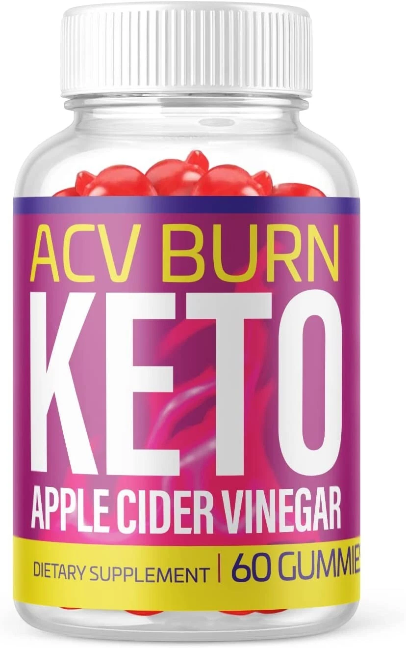 1 Pack - ACV Burn Keto Gummies, Weight Loss, Appetite Suppressant-60