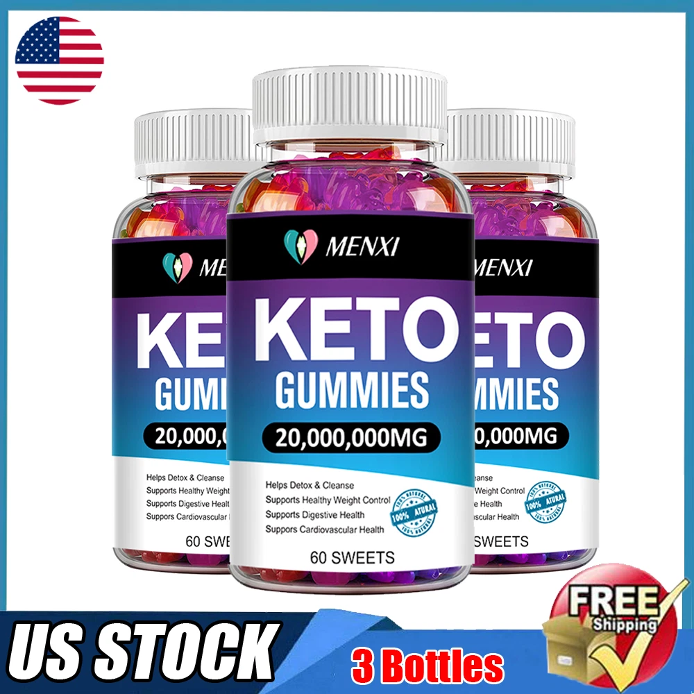3 Pack Keto ACV Gummies Advanced Weight Loss Keto Diet Fat Burner Supplement