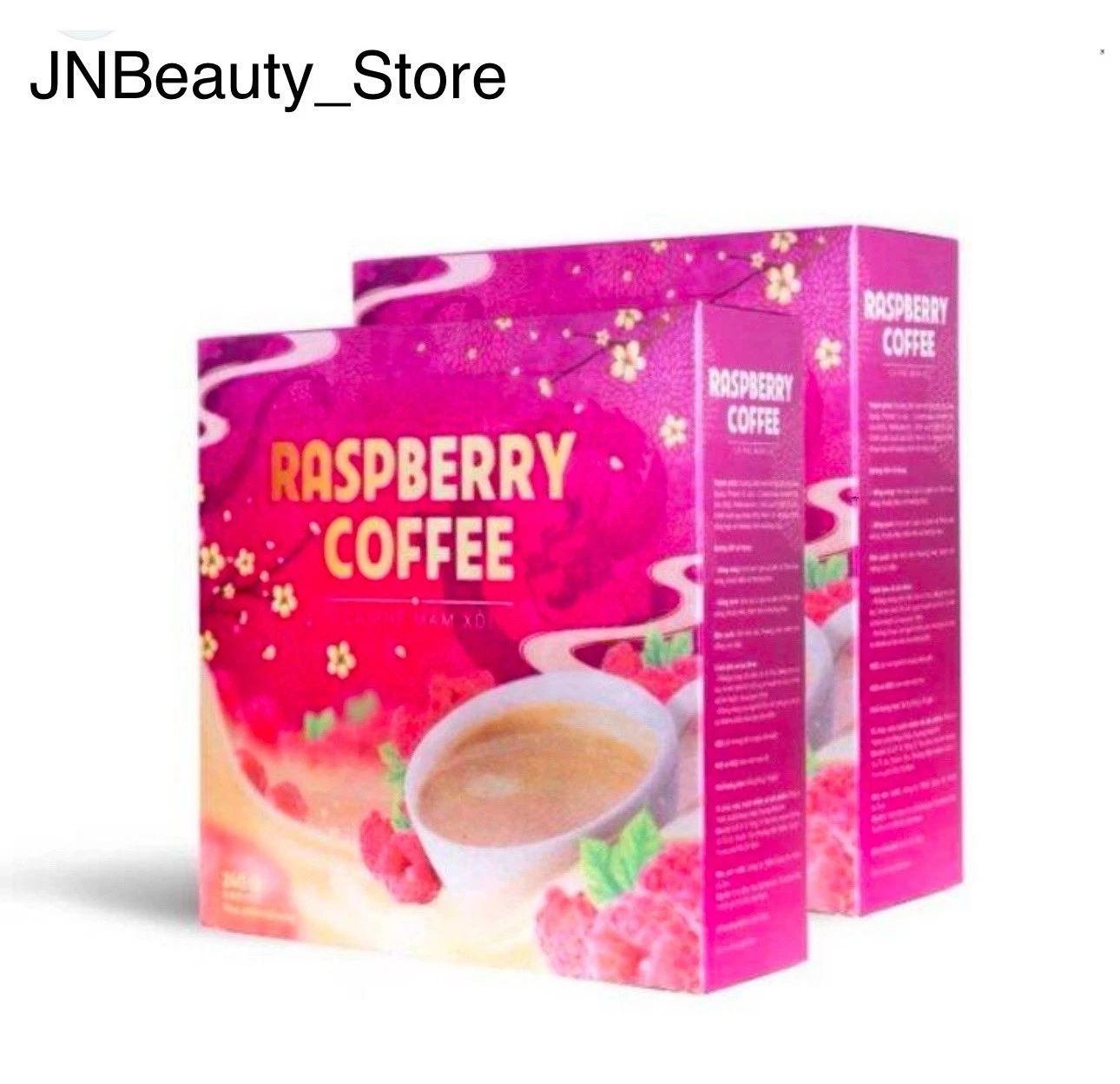 02 X Raspberry Coffee - Ca Phe Mam Xoi AUTHENTIC PRODUCT with 7 Colors On Box