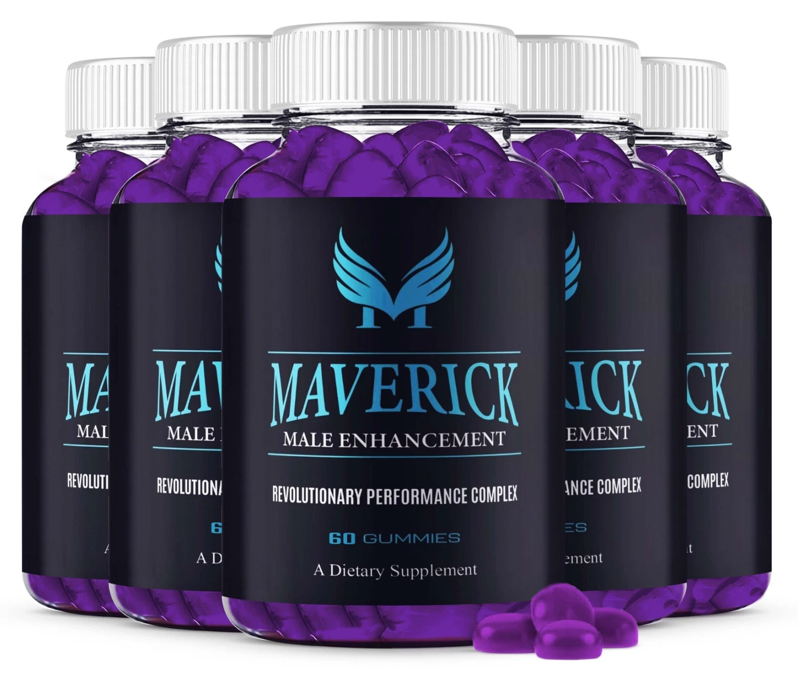 (5 Pack) Maverick Maximum Performance Supplement Maverix Gummy