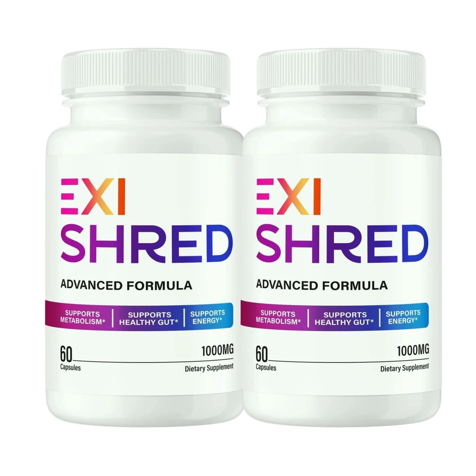 2-Pack Exishred Keto Capsules – Exi Shred Weight Loss Support - 120 Capsules