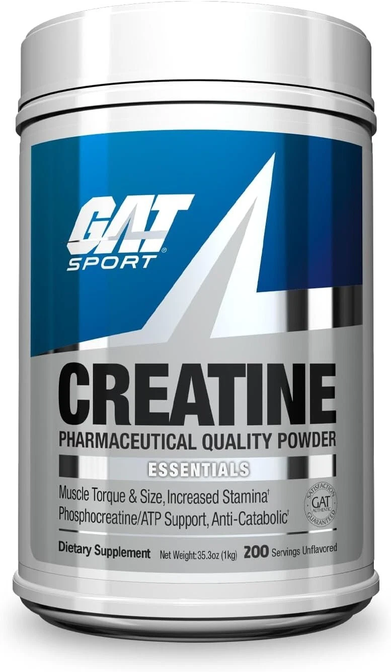 GAT Creatine 200 Servings 1000g / 1kg / 35.2 oz -Powder - Unflavored 2026 EXP