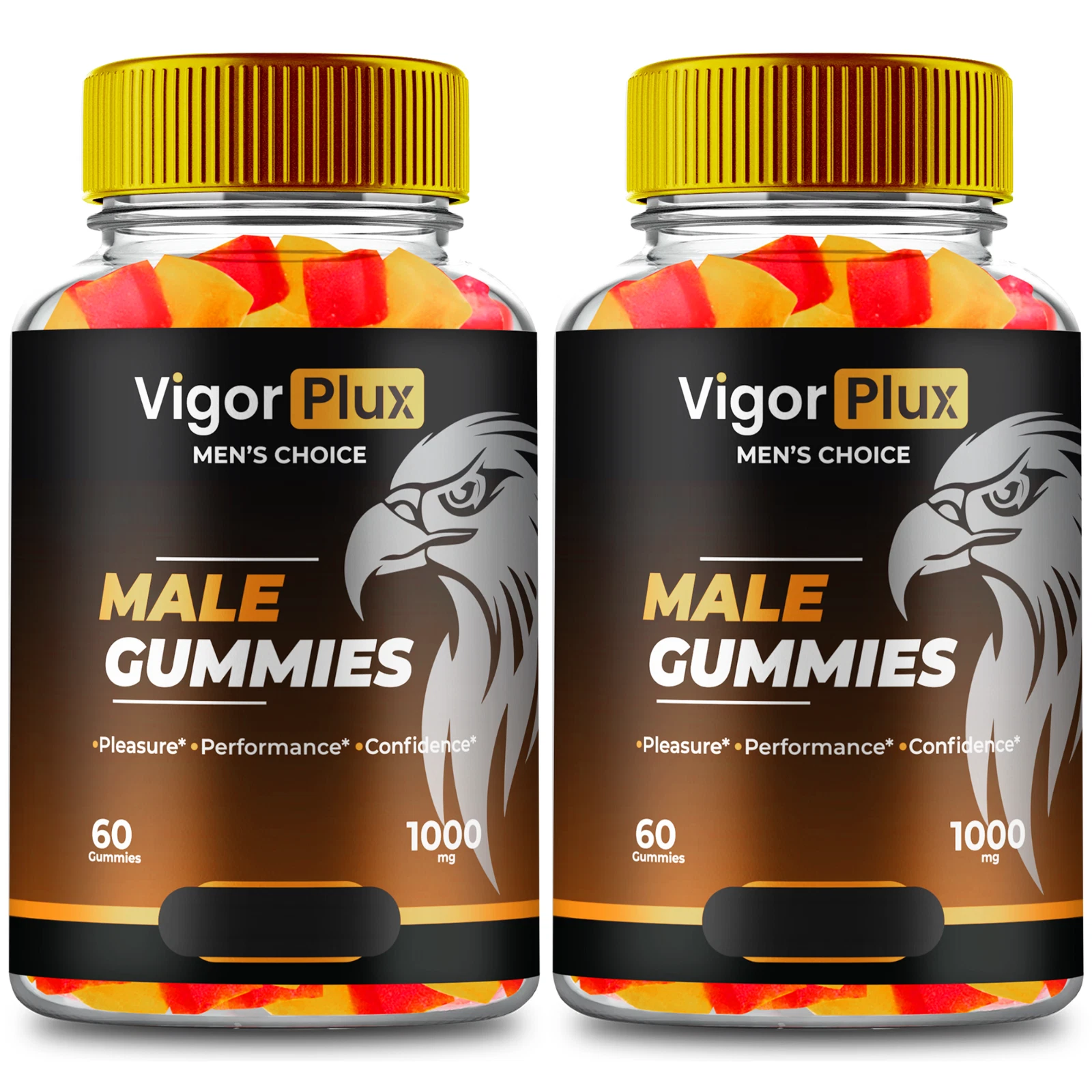 (2 Pack) Vigor Plux Gummies - Health & Wellness Support Supplement Gummies