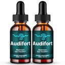 (2 Pack) Audifort Tinnitus Drops, Advanced Ear Health & Hearing Support Formula
