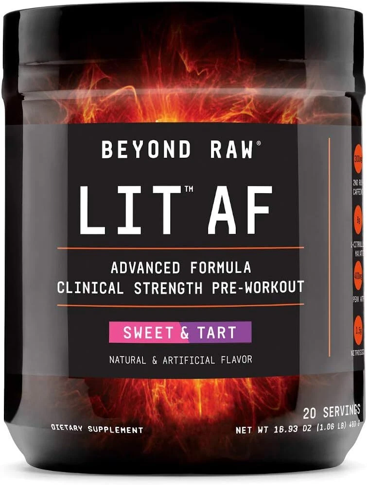 Beyond Raw Lit AF - Sweet and Tart 20 Servings Exp