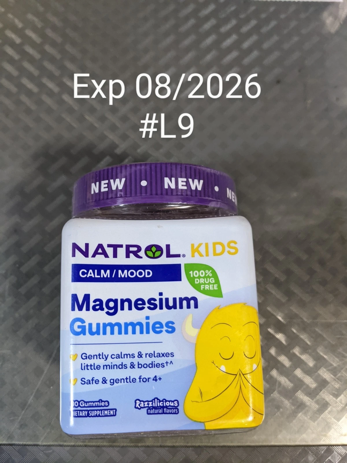 Natrol Kids Magnesium Citrate Gummies, Gently Calm & Relax 30 Gummies Exp 07/36