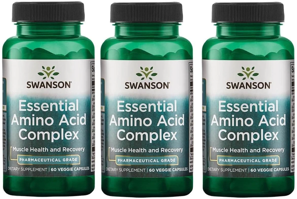 Ajipure 9 Essential Amino Acid Formula Pharmaceutical Grade 60 Veg Capsules (...