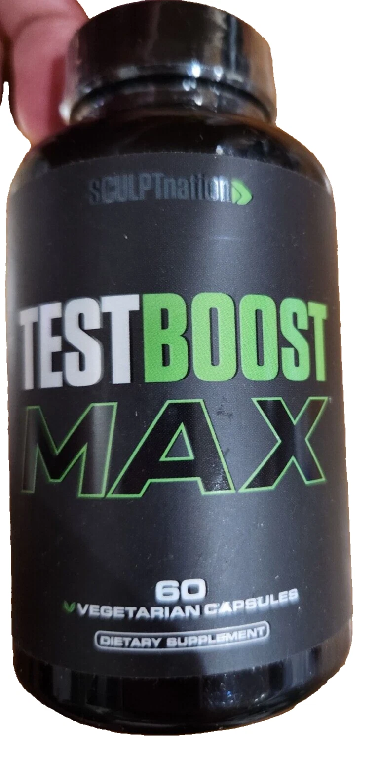Sculptnation TEST BOOST Max , Testosterone Build Muscle Men 60 CAPSULES