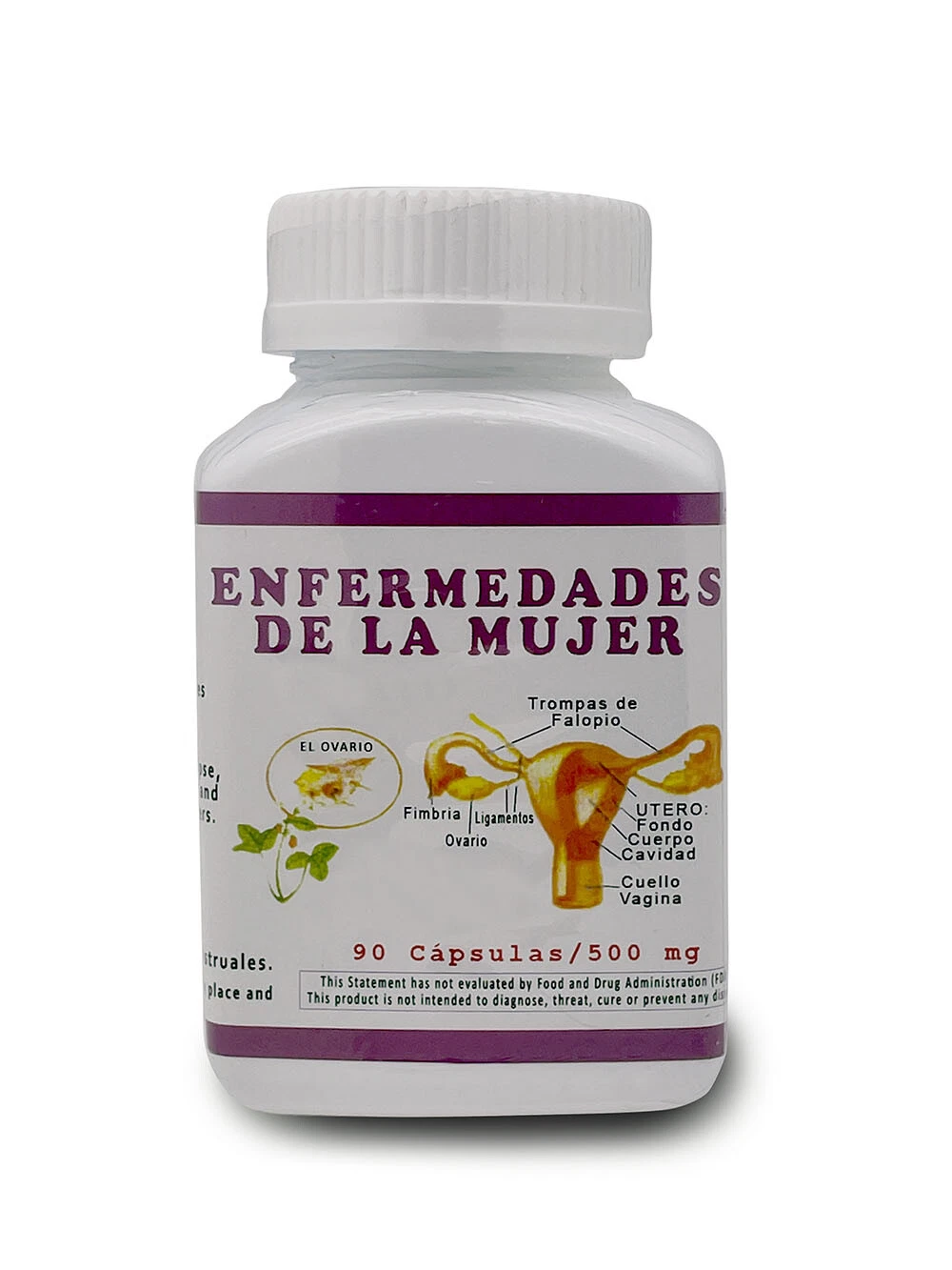 Enfermedades De La Mujer 500 mg 90 Capsules