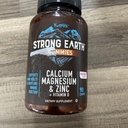 Strong Earth Gummies, Calcium, Magnesium & Zinc + Vitamin D, Raspberry, 90/o