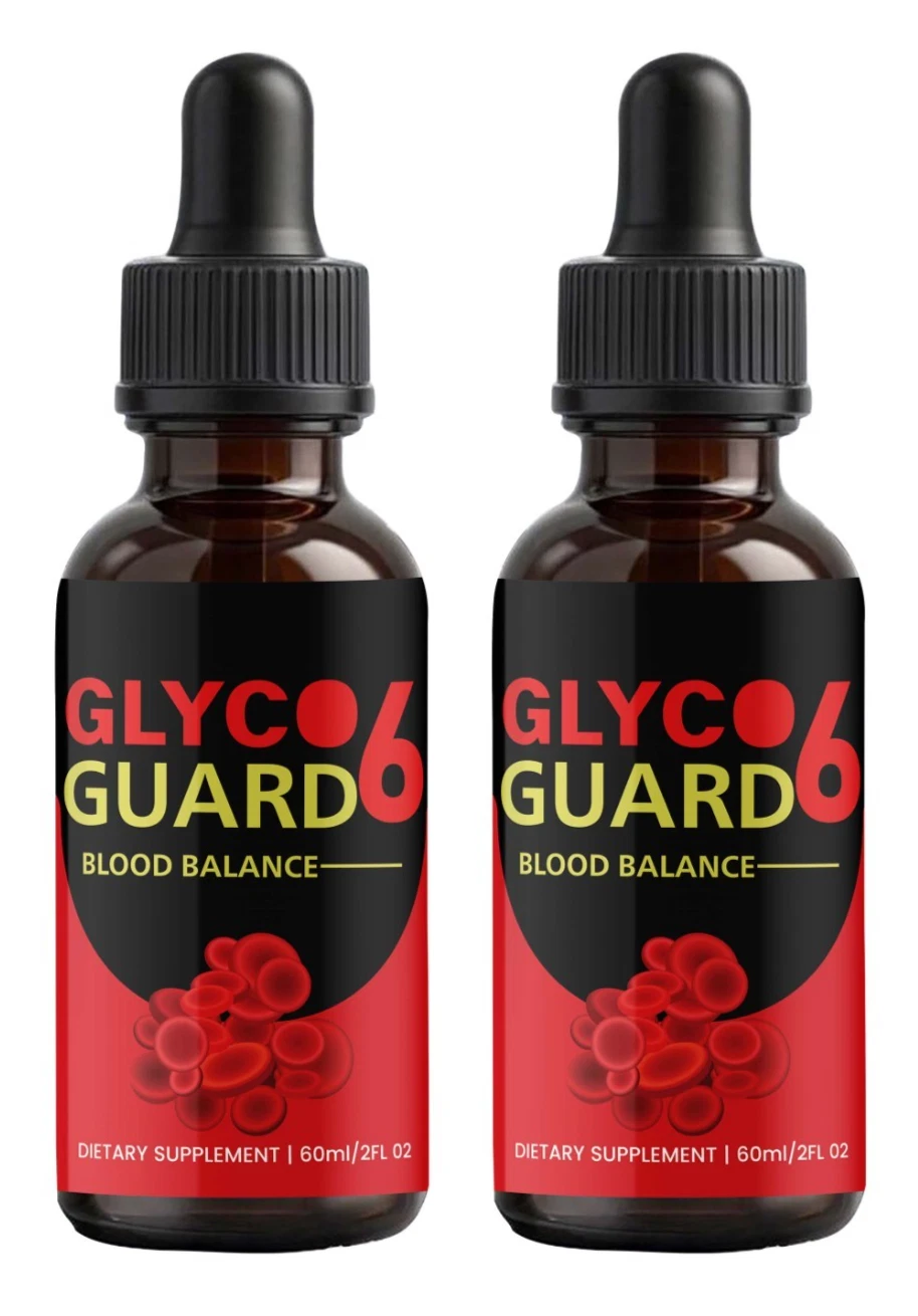 (2 Pack) Glyco Guard 6 Drops, Advanced Blood Health Support Formula