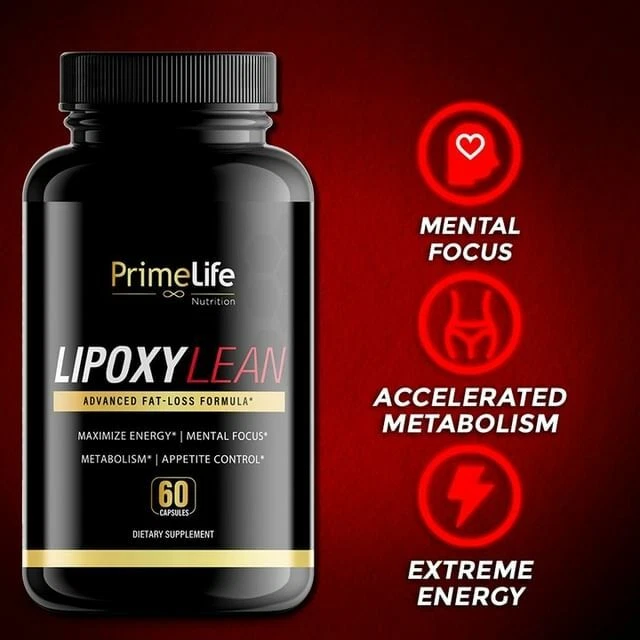 Advanced Fat Burner Supplement for Men & Women Weight Loss Primelife LipoxyLean