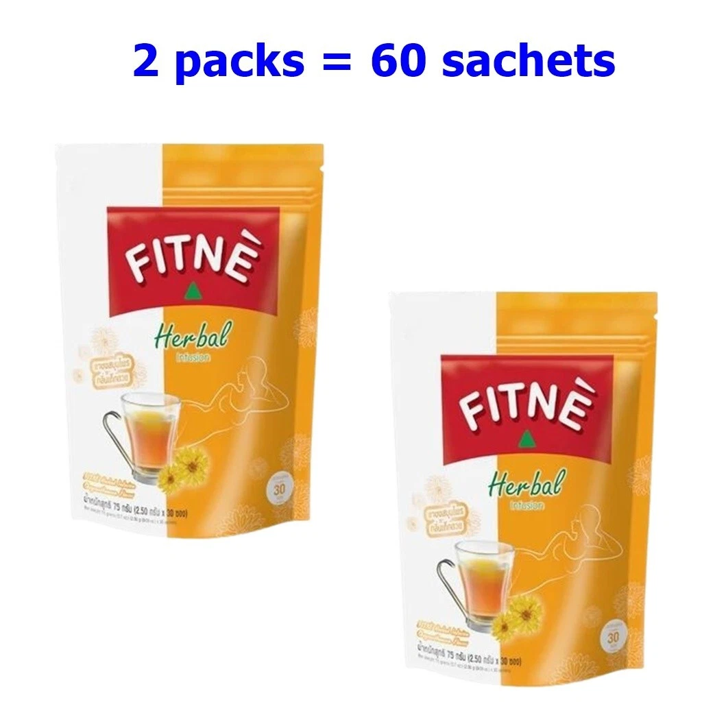 2x Herbal Fitne Tea Original Senna Chr ysa nth emum Di et Infusion Sl im Weight