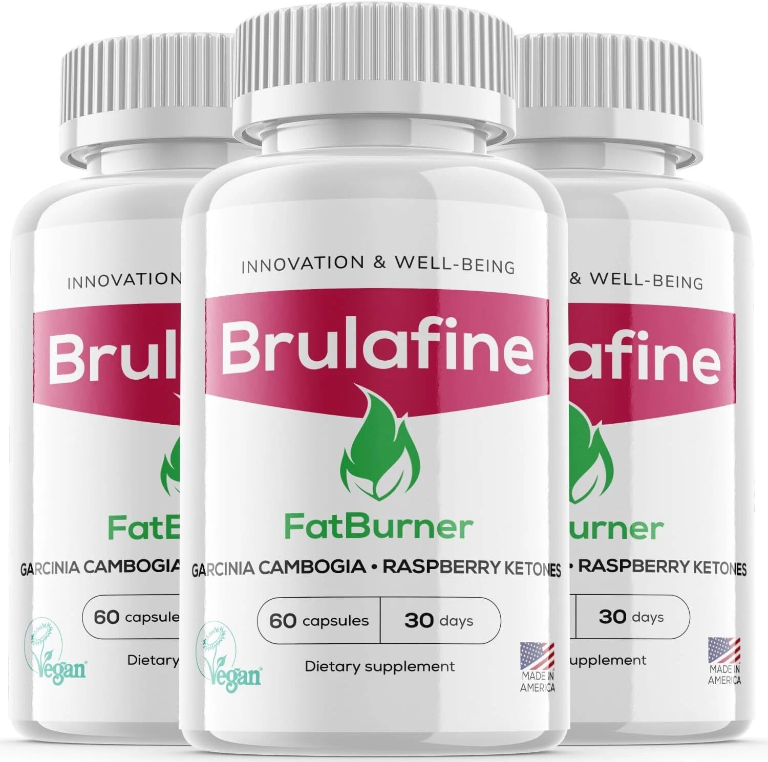 (3 Pack) Brulafine Keto Pills - Brulafine Keto For Weight Loss - 180 Capsules