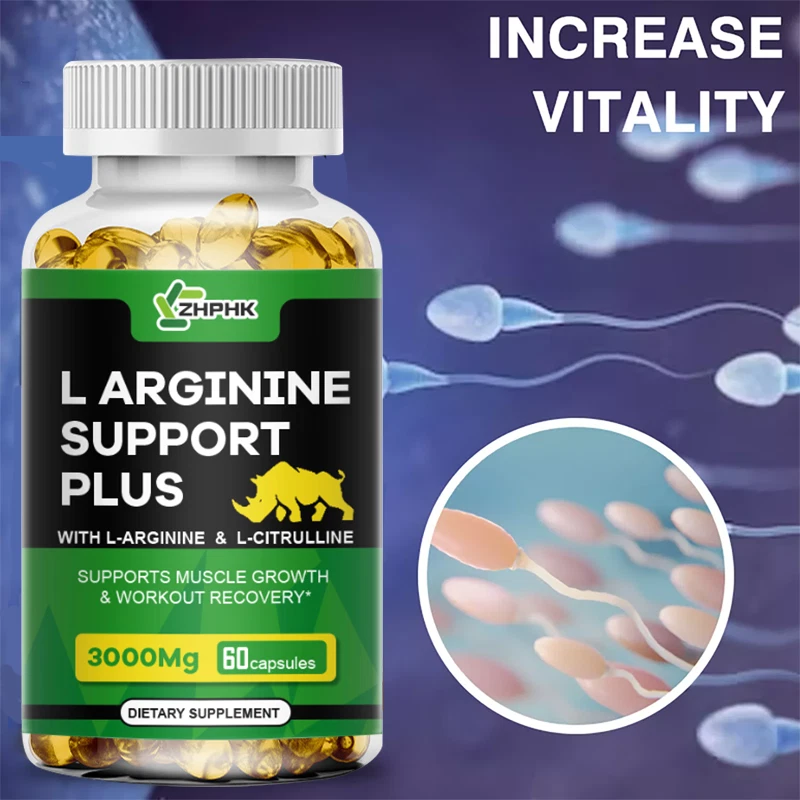 L-Arginine 3000mg Nitric Oxide,Testosterone Booster,Sperm Health, Energy Support