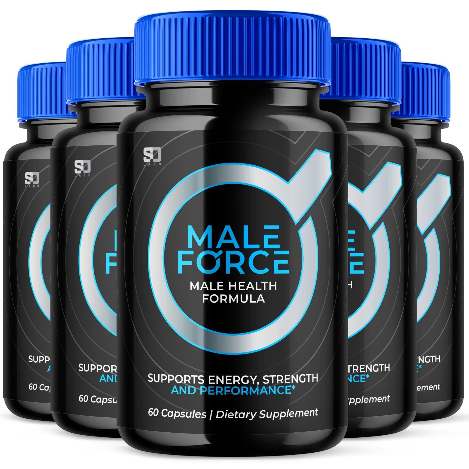 Male Force Male Pills Supports Energy, Strength and Performance (5 Pack)
