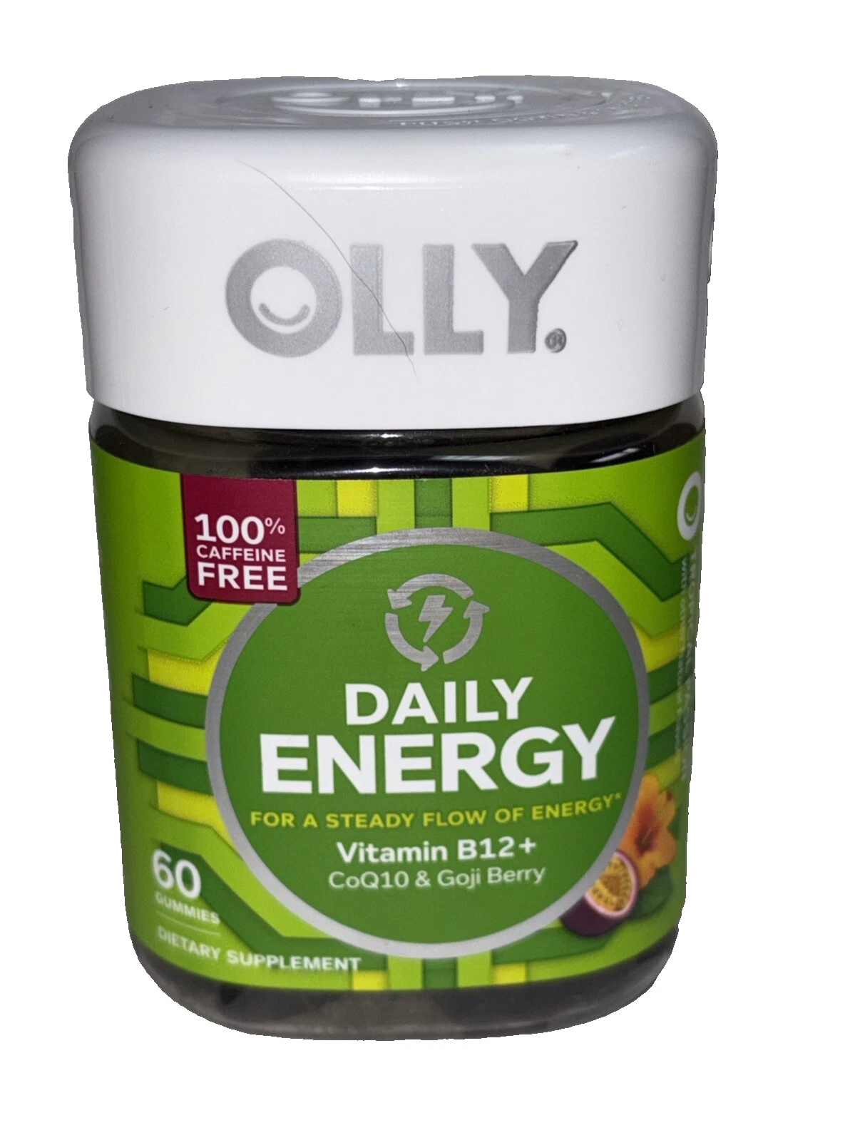 Olly Daily Energy Vitamin B12 + CoQ10 & Goji Berry - 60 Gummies