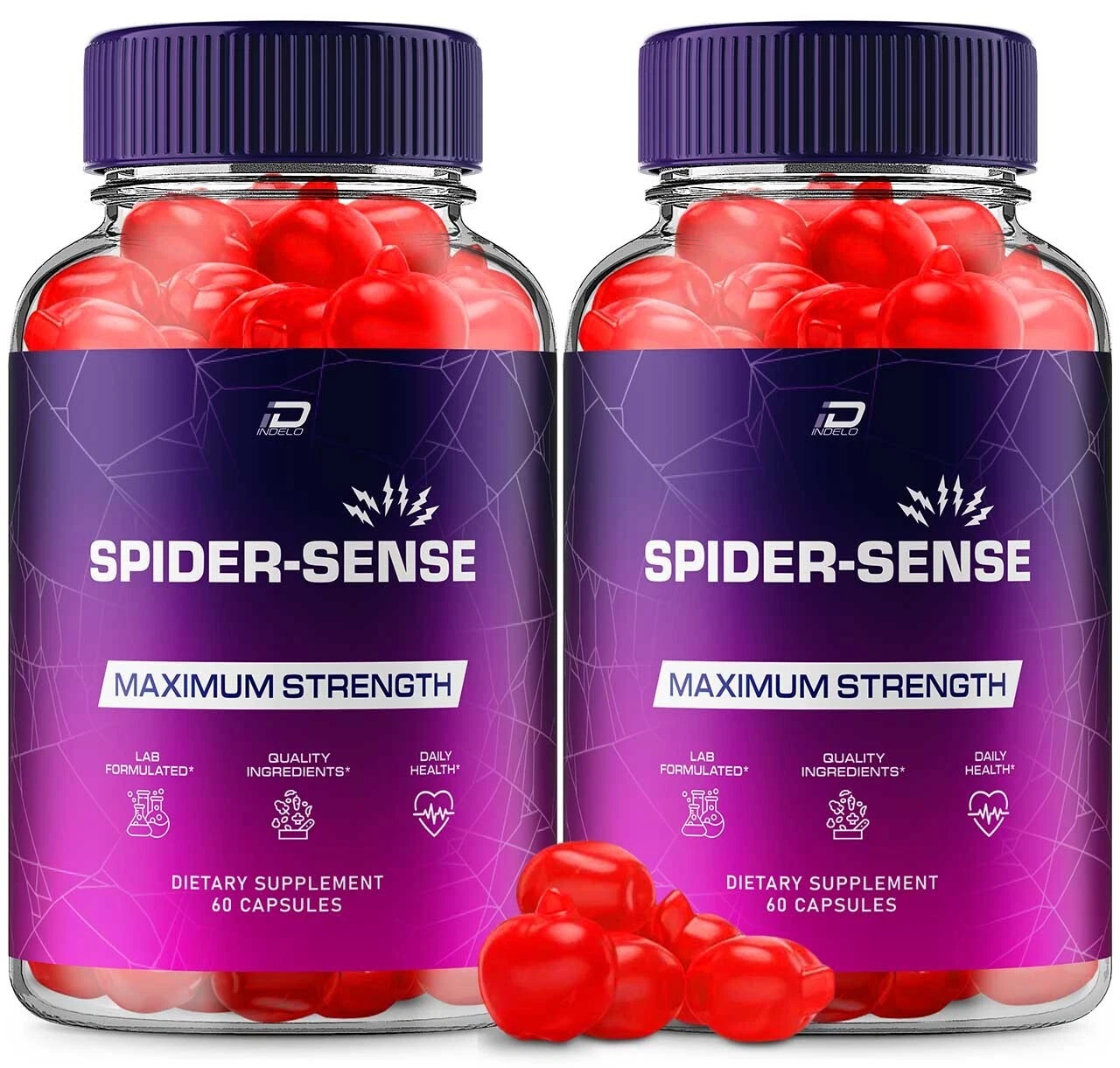 (2 Pack) Spider Sense Gummies for Men – SpiderSense Male Gummies All-Natural