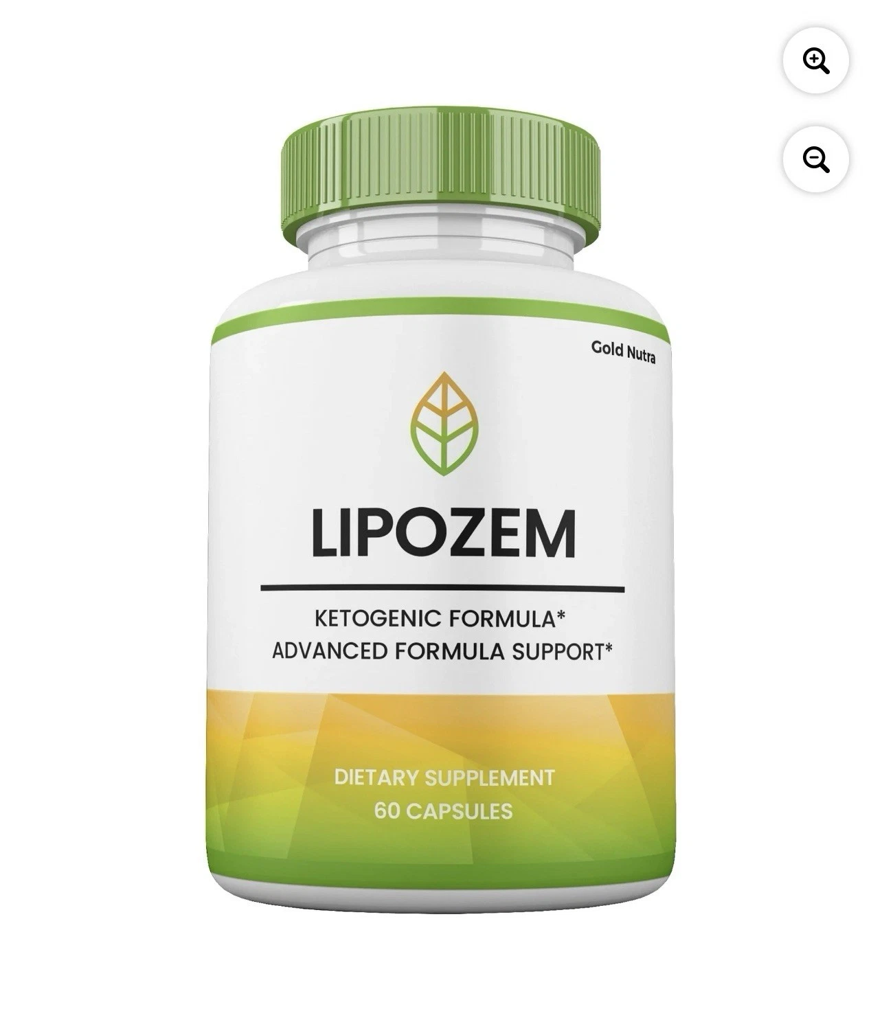 Lipozem Ketogenic Advanced Formula Support Dietary Supplement Weight Loss 60 Ct