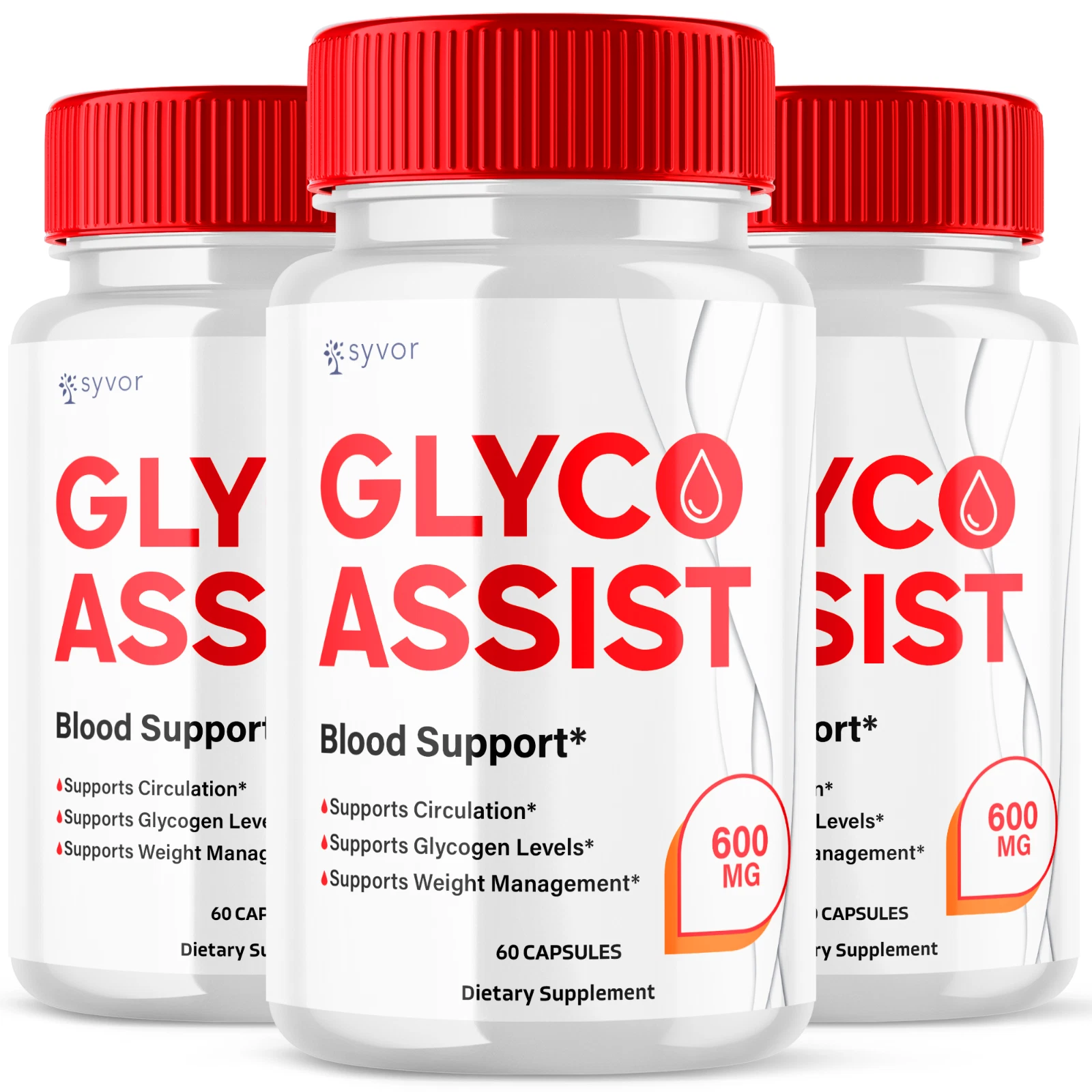 Glyco Assist Support Pills Advanced Glycogen Max Support Supplement 180 Capsules