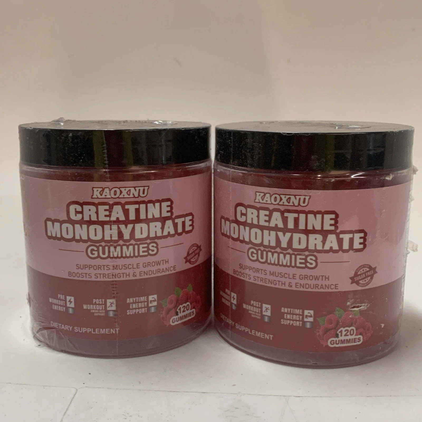 2x Kaoxnu Creatine Monohydrate Gummies for Men & Women 120ct (240 Total)
