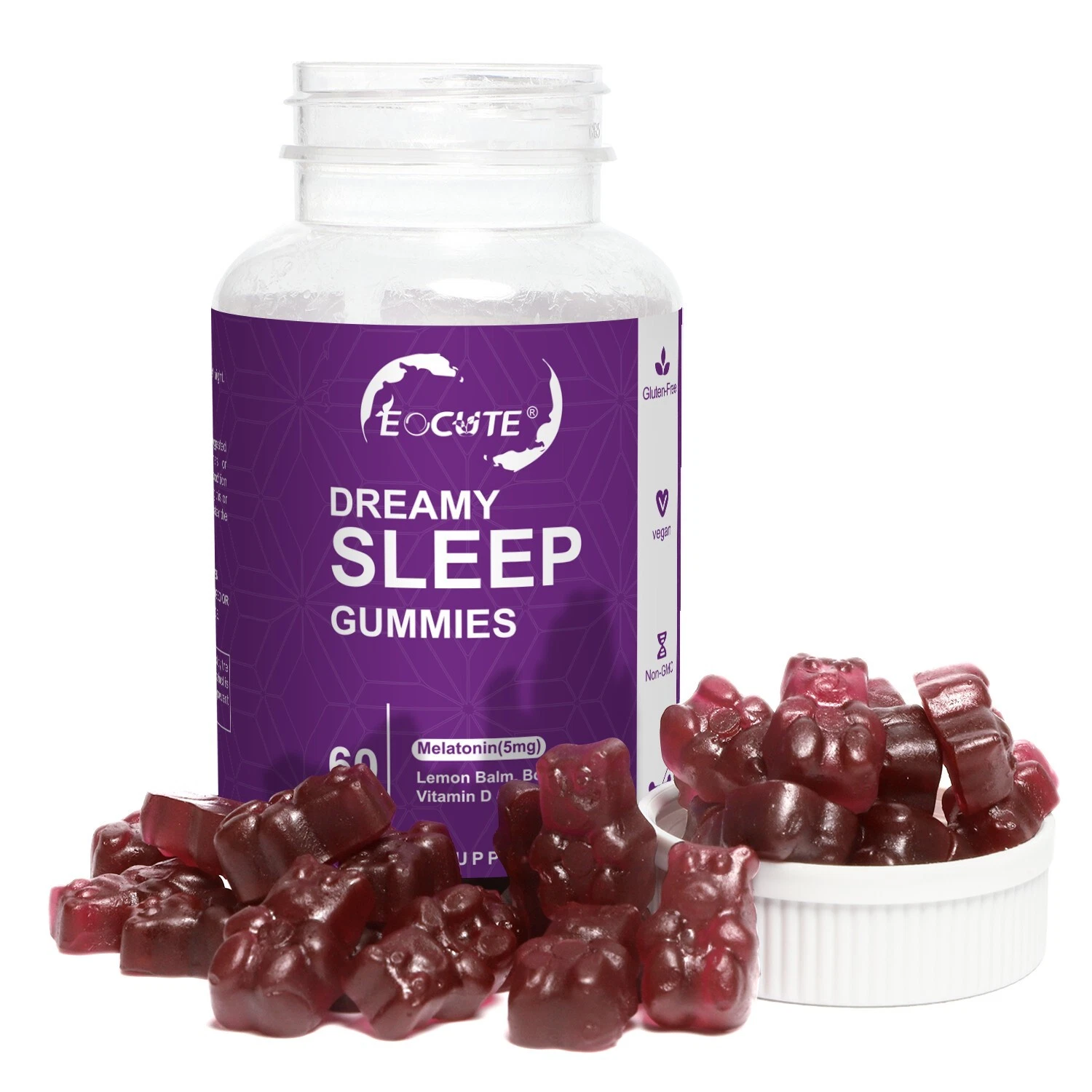 5mg Melatonin Plus Sleep Aid , Fall Asleep Fast and Stay Asleep Sleep Gummy USA
