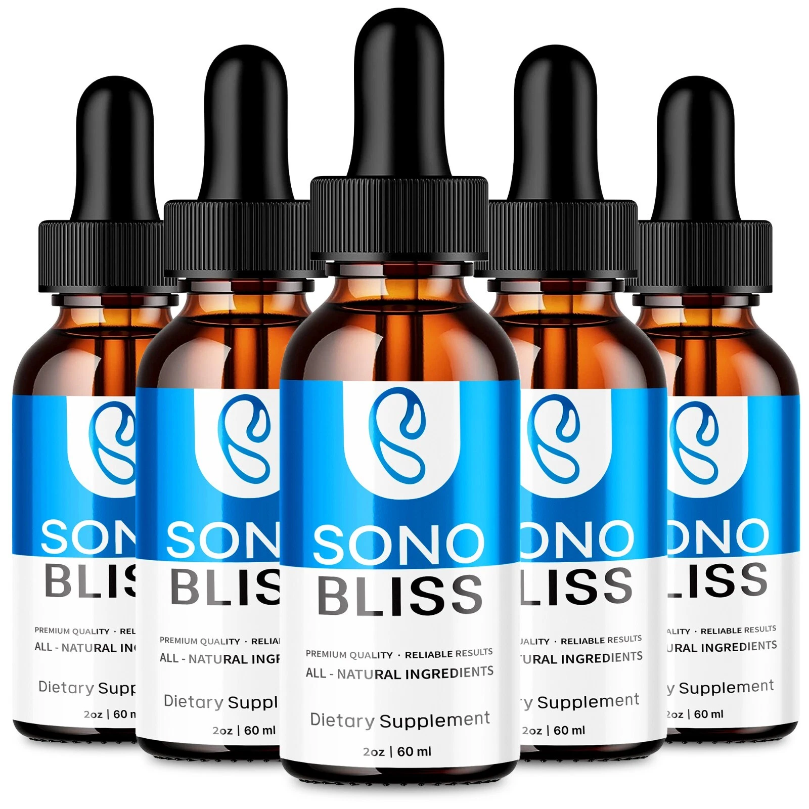 Sono Bliss Drops Hearing Supplement - Official Formula (5 Pack)