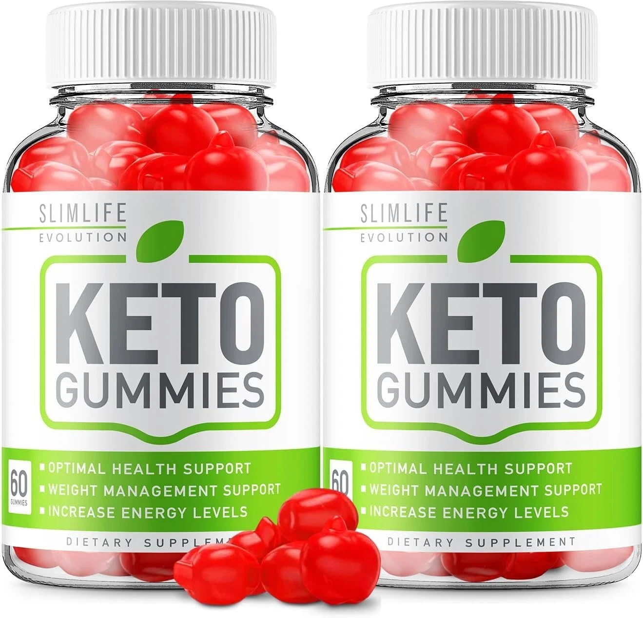 (2 Pack) SlimLife Keto ACV Gummies - Official - Keto Slim Life Evolutions ACV...