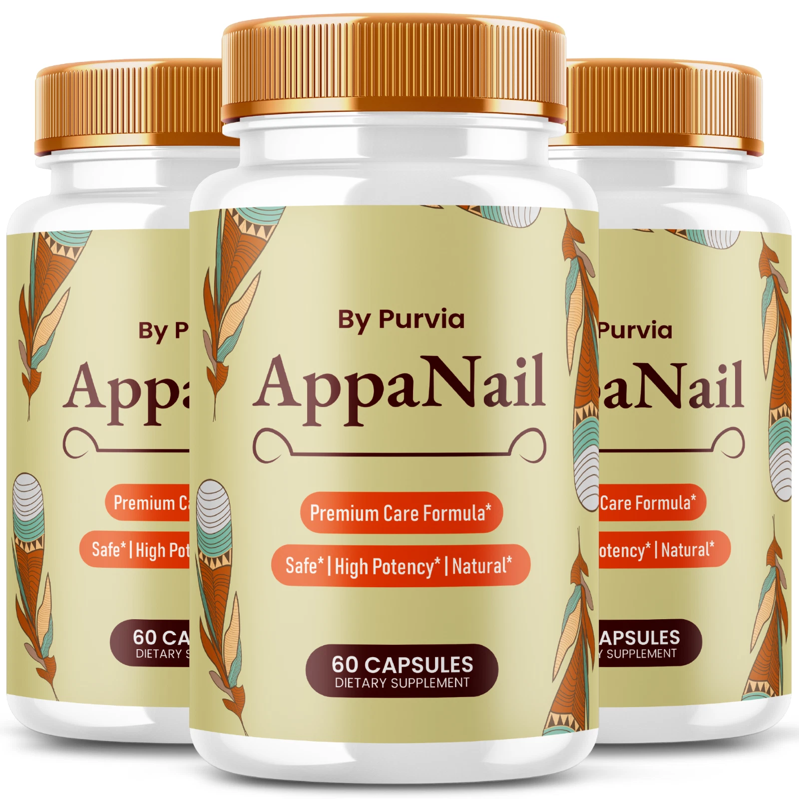 (3 Pack) Appanail Support Capsules Advanced Formula Overall Wellness Support