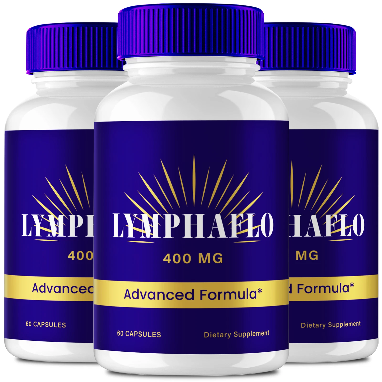 (3 Pack) LymphaFlo Advanced Blood Pills for Healthy Circulation & Stable Levels