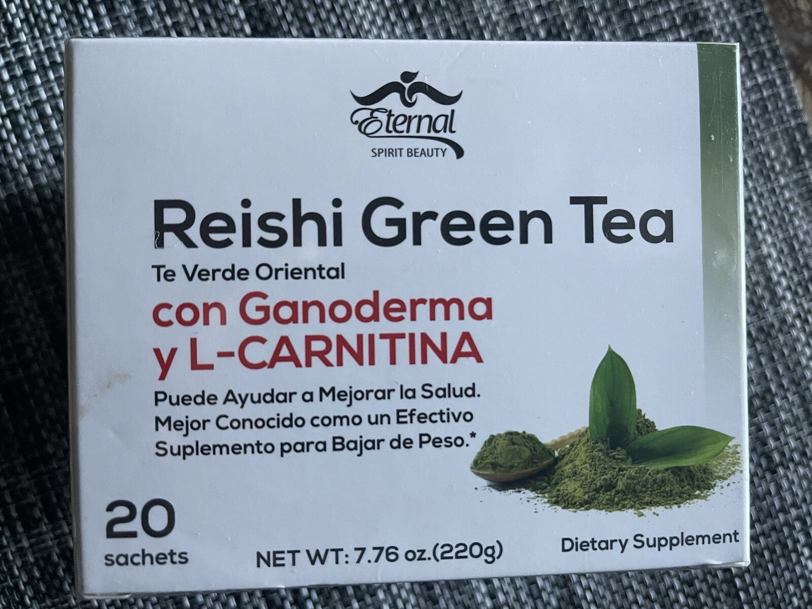 Green Tea Con Reishi Ganoderma / Te Oriental Eternal Quemador De Grasa