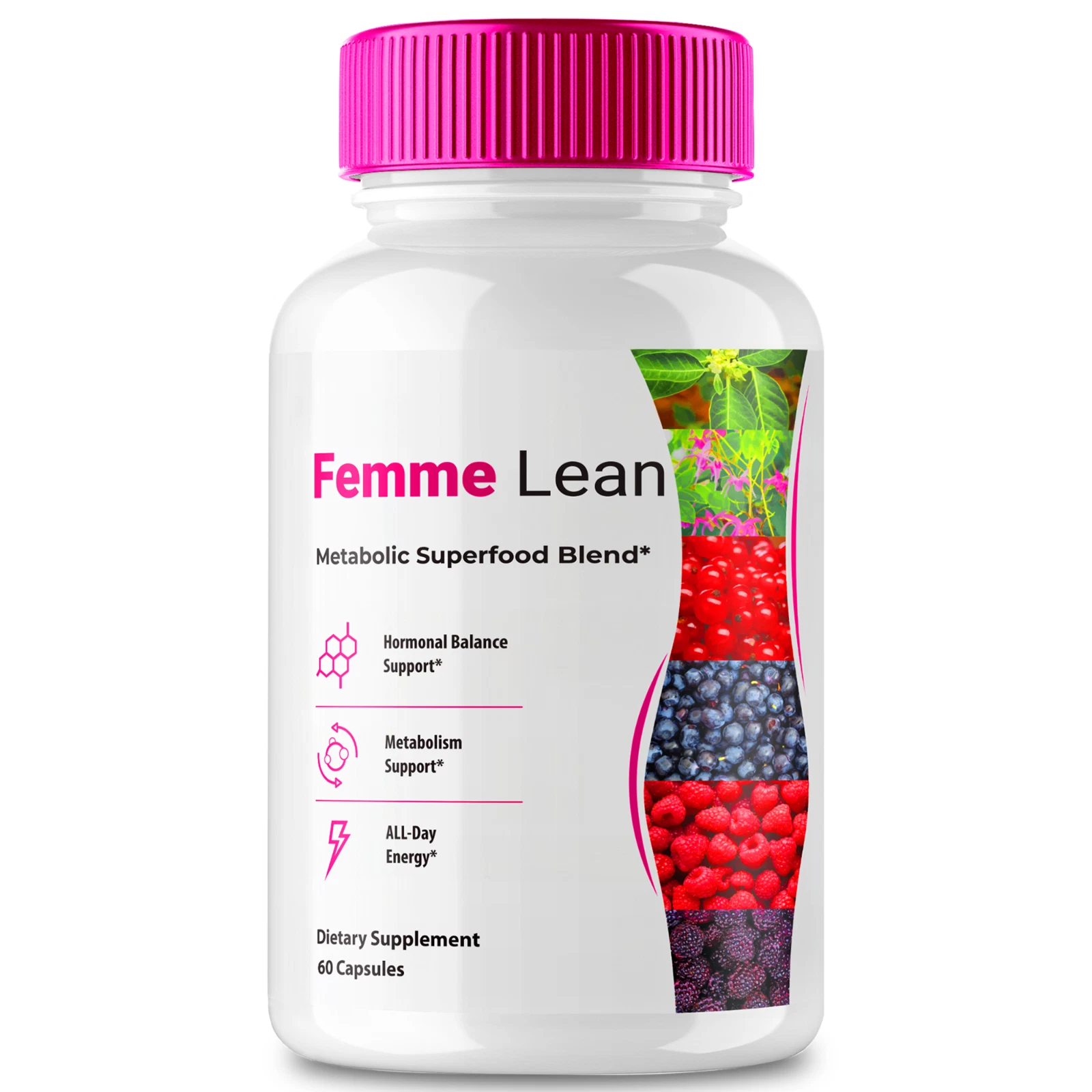 Femme Lean Keto Capsules, Weight Management Pills (60 Capsules)