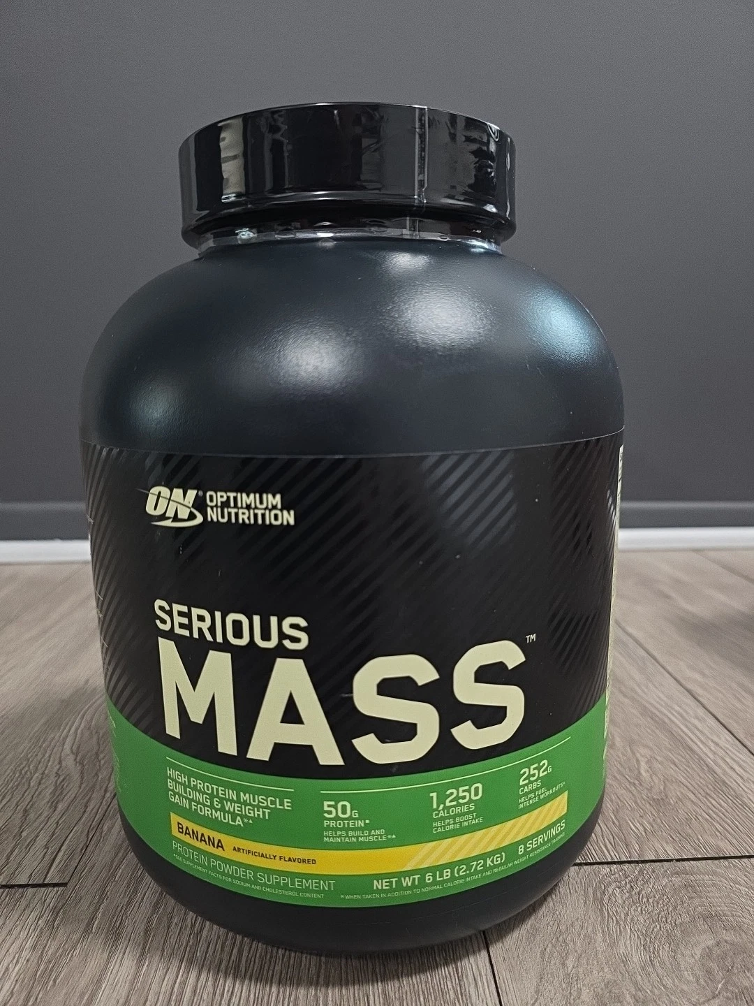 Optimum Nutrition Serious Mass Banana Protein Powder - 96oz