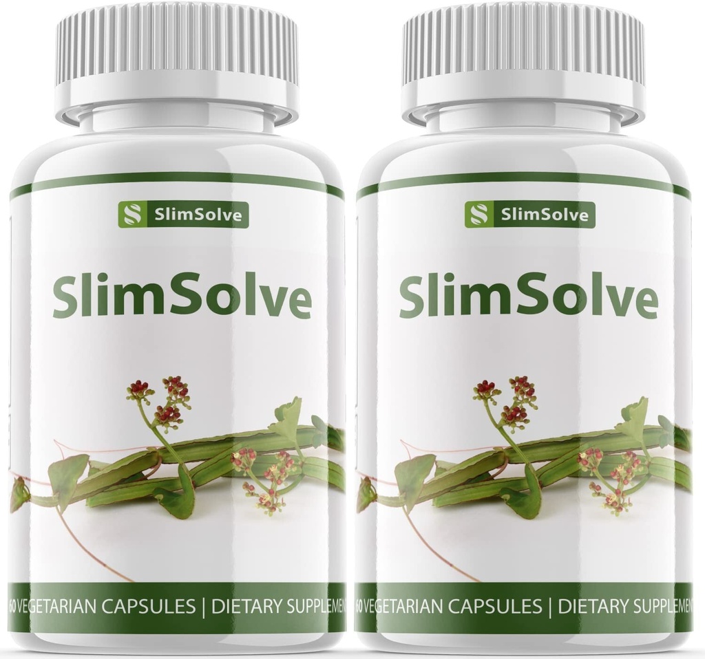 (2 Pack) SlimSolve Keto Pills - Support Weight Loss, Helps Fat Burn - 120 Caps