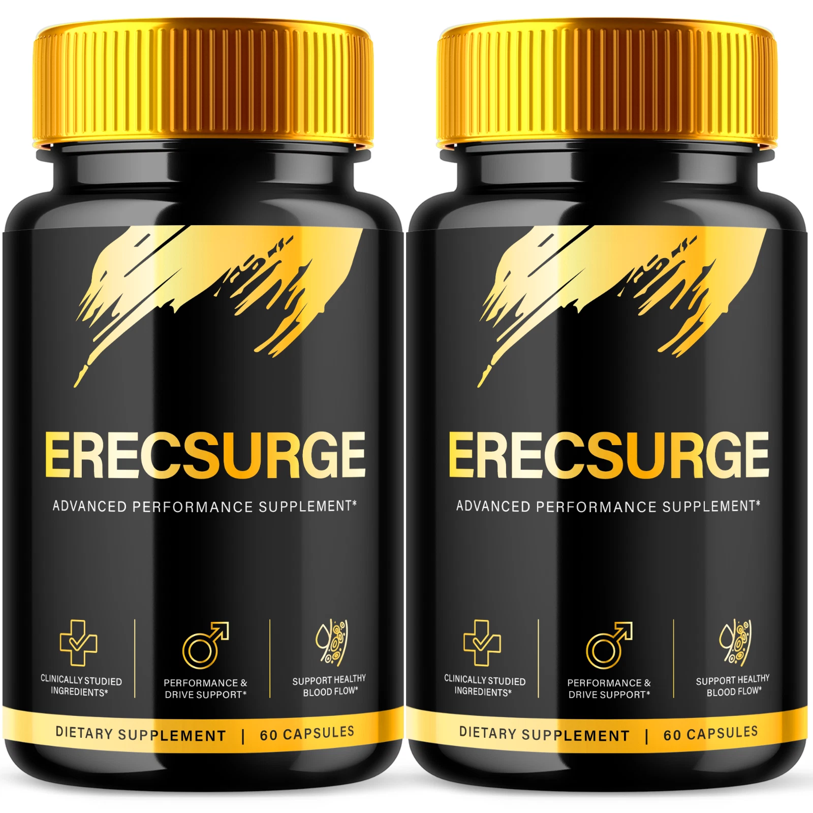 Erecsurge Male Support Vitamin Maximum Strength Supplement for Men 120 Capsules