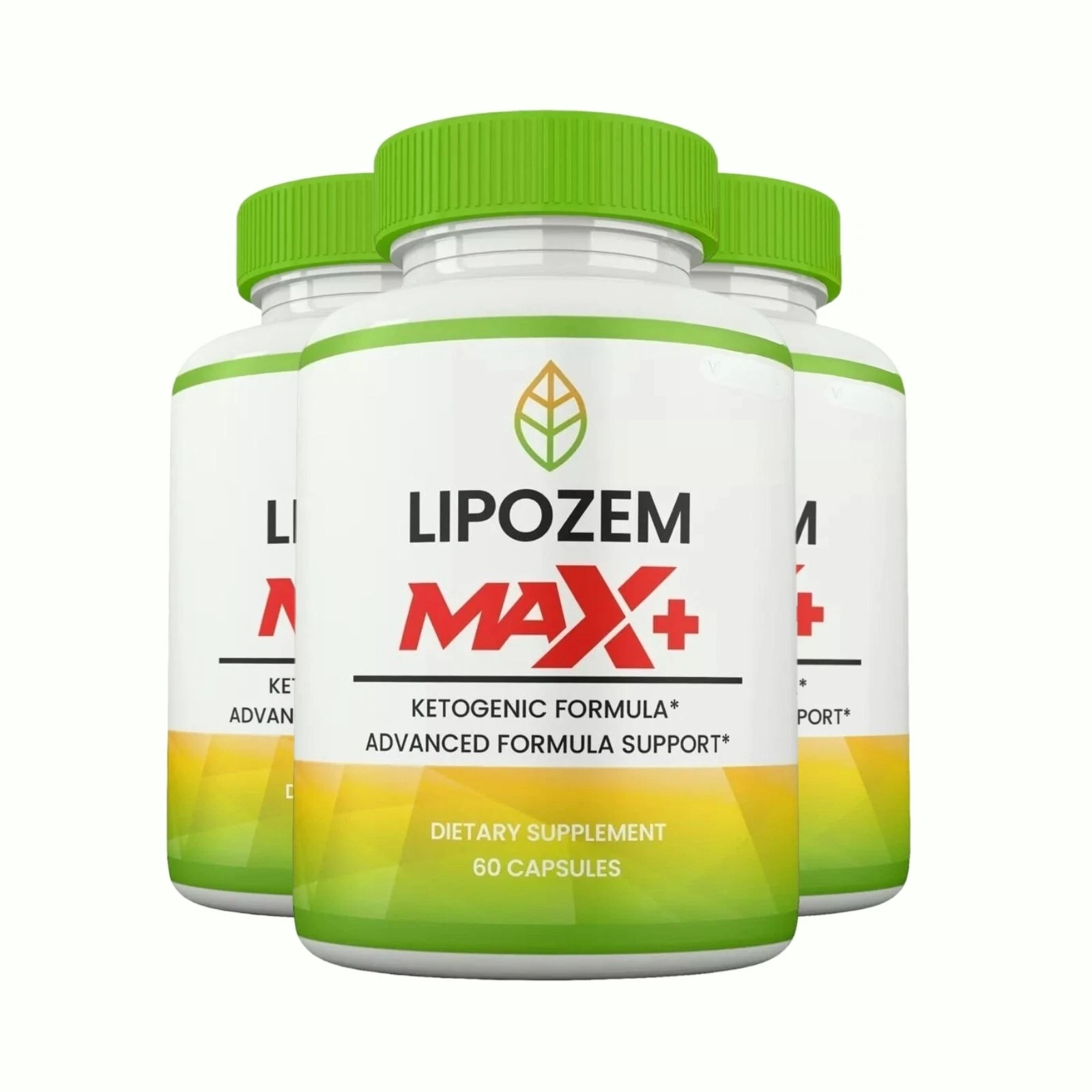 3-Pack Lipozem Max Capsules, 2x Stronger Formula, Lipozem Max Pills-180 Capsules