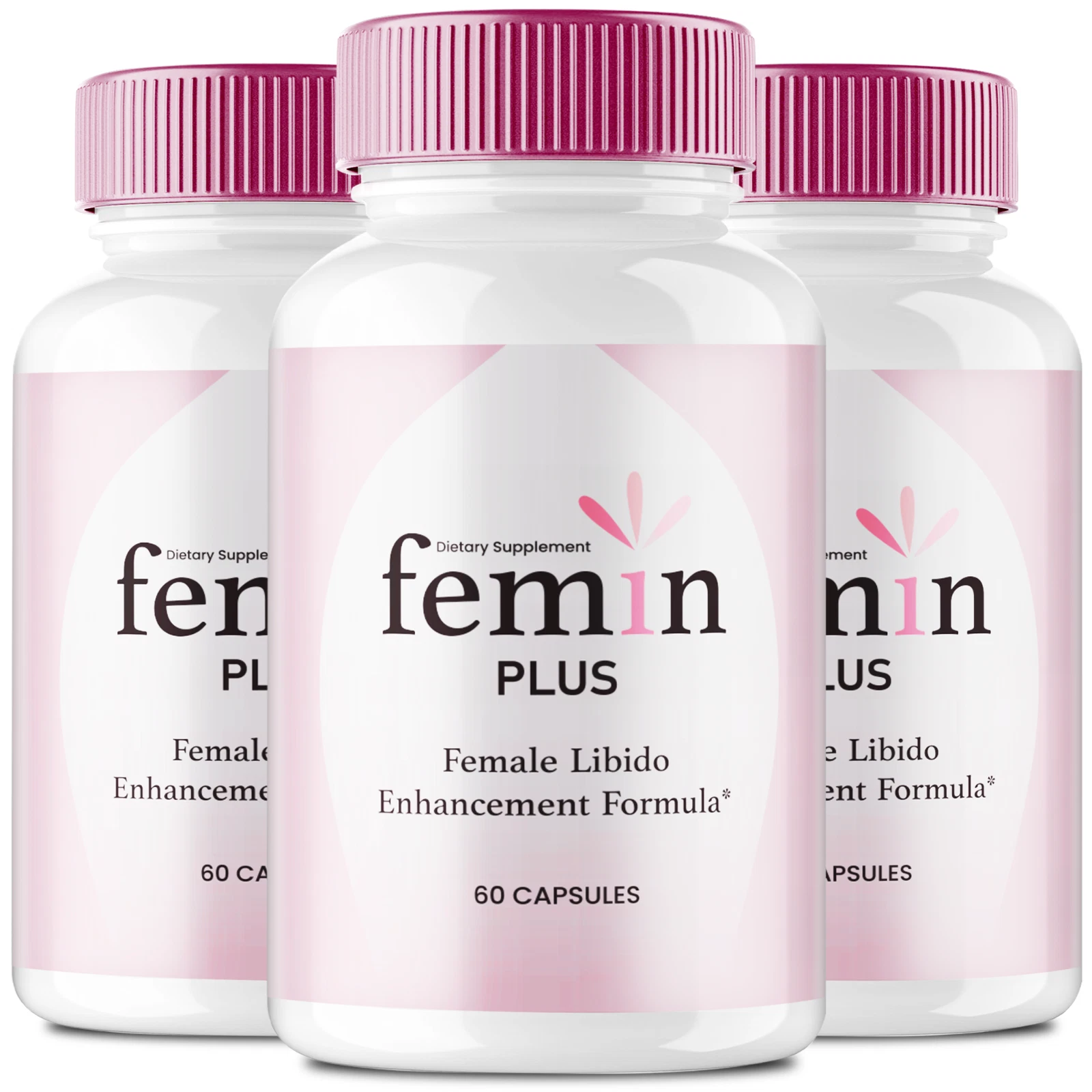 (3 Pack) Femin Plus Capsules, Improves Energy, Circulation & Overall Health
