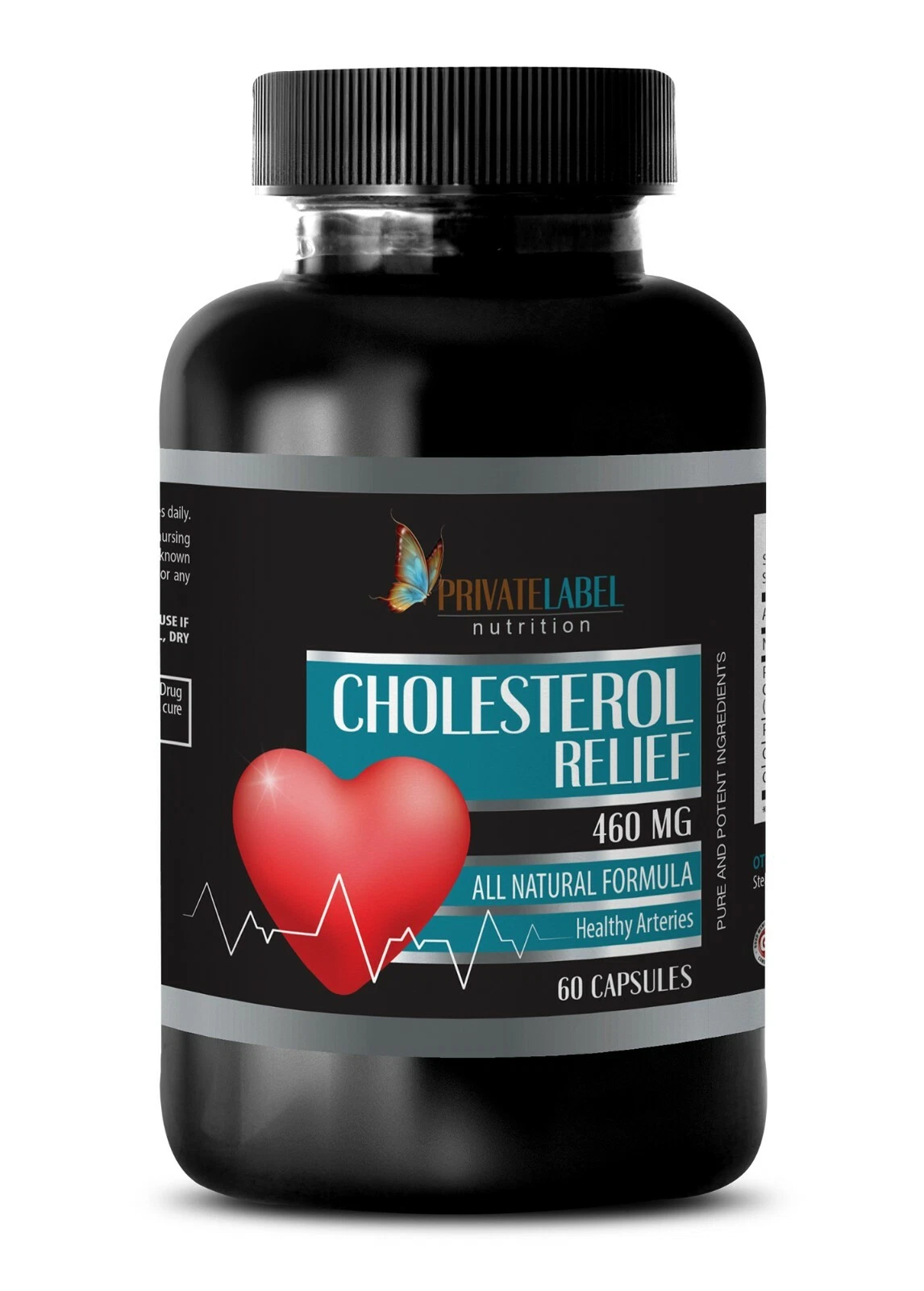 Cholesterol Health - CHOLESTEROL RELIEF 460mg - Antioxidant 1 Bottle 60 Capsules