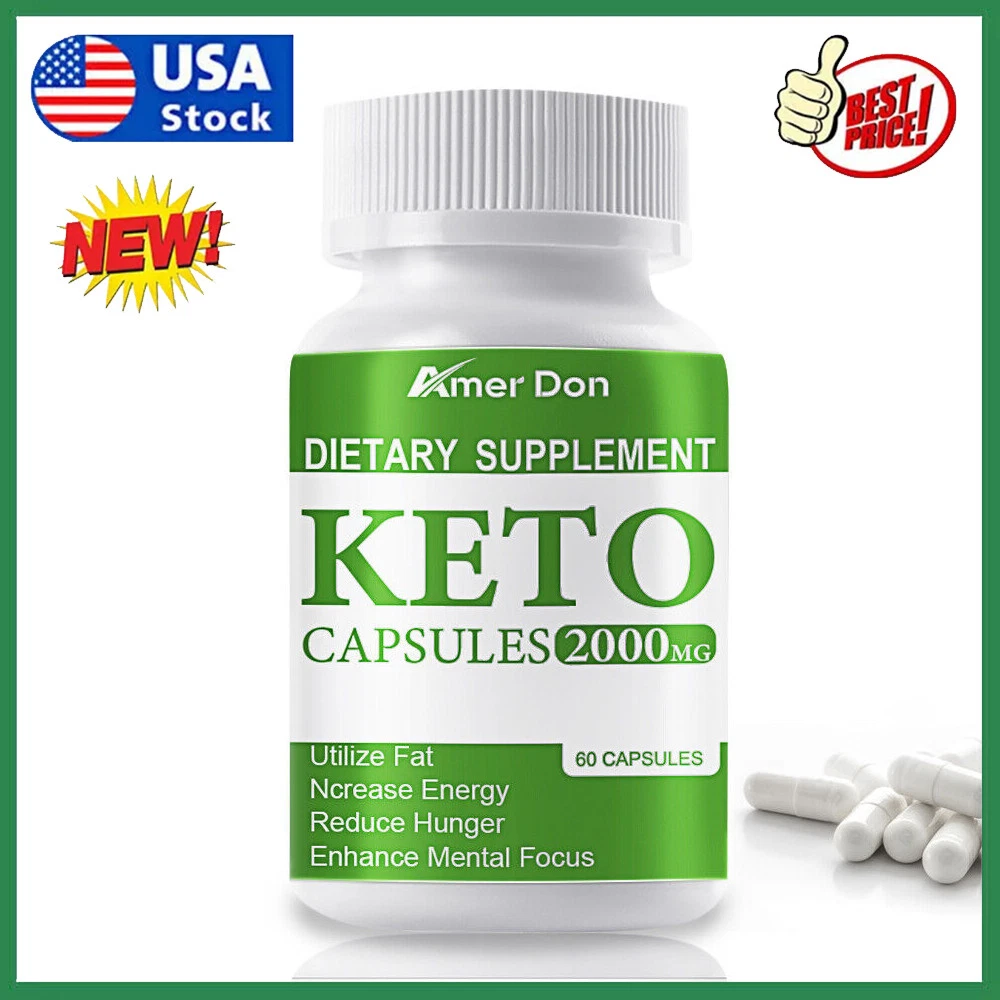 Keto Acv Capsules - Weight Loss, Appetite Suppressant, - Fat Burner US STOCK