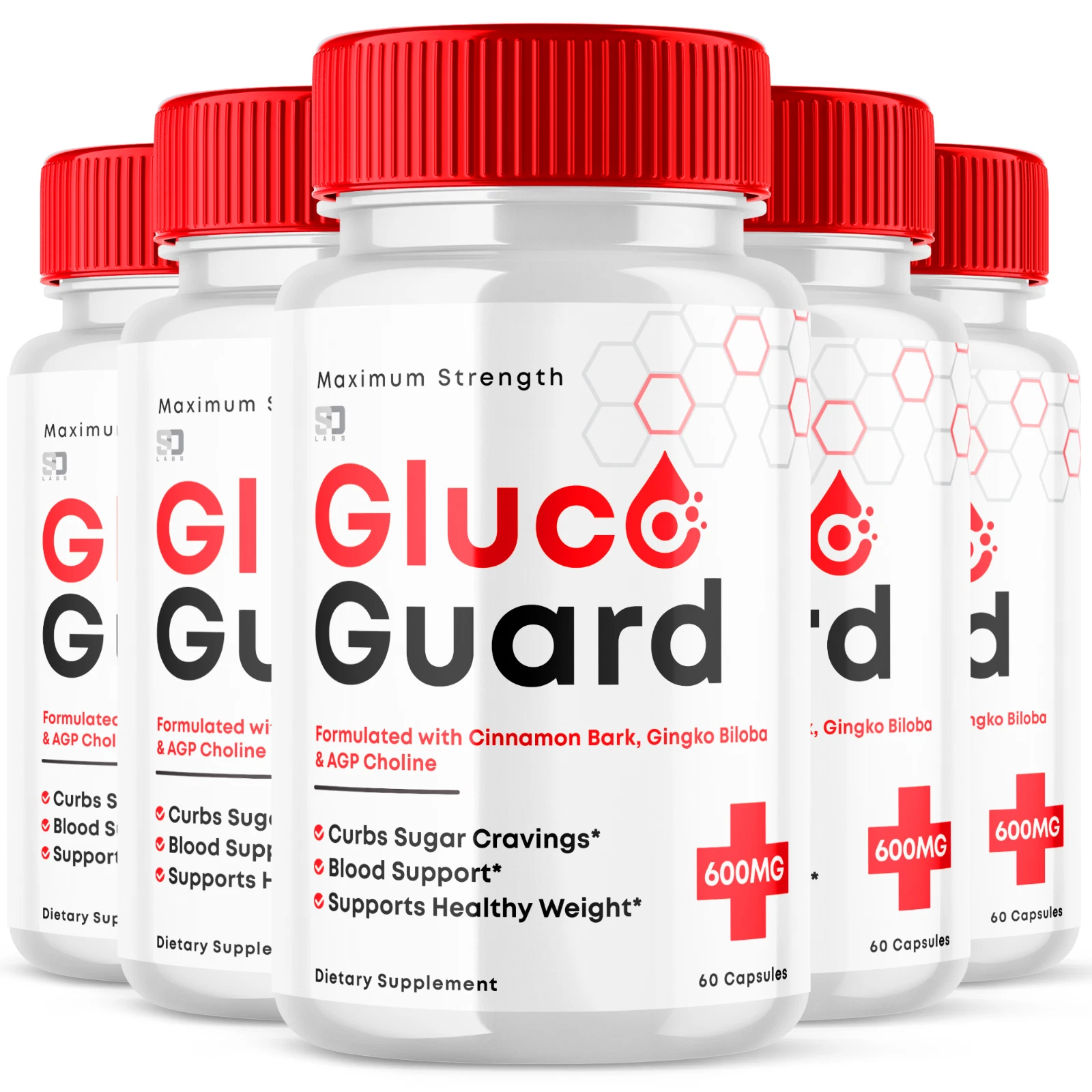 Gluco Guard Blood Support - Max Strength for Stable Blood Sugar (5 Pack)